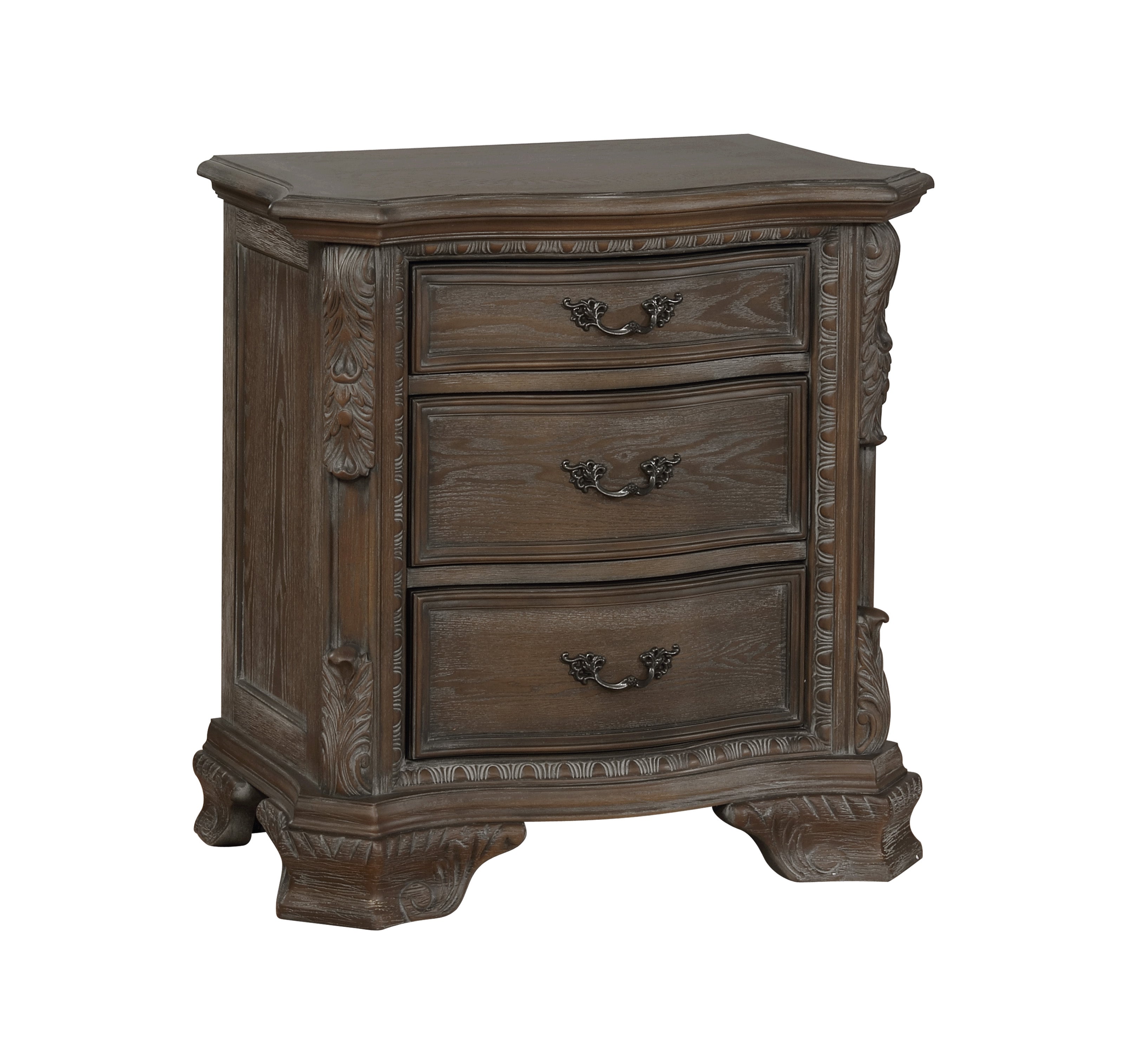 SHEFFIELD NIGHTSTAND ANTIQUE GREY