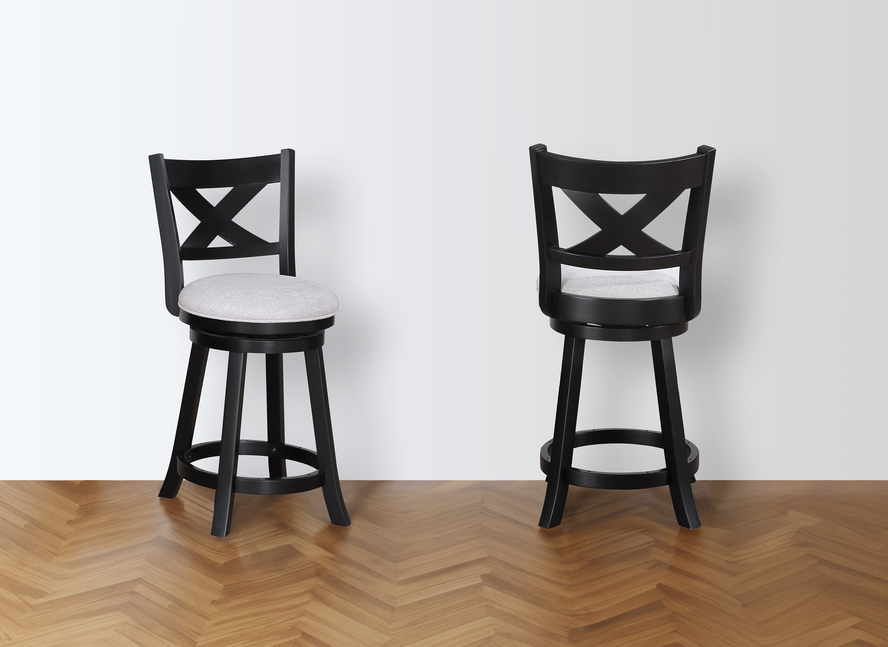 KIPPER SWIVEL PUB STOOL DOVE K/D
