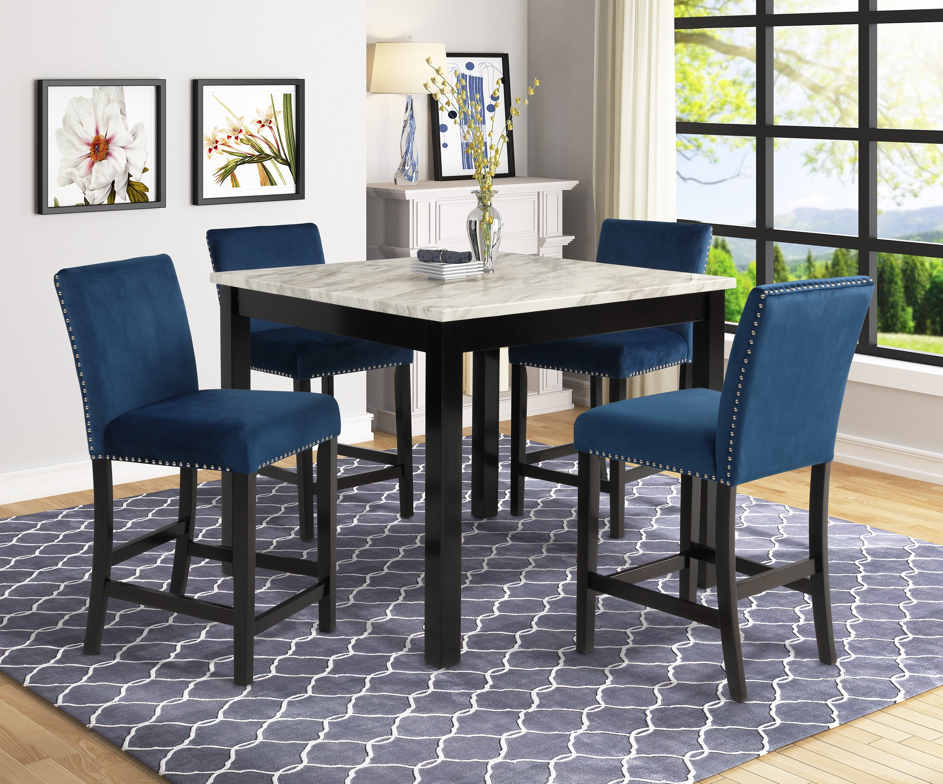 LENNON 5-PK CONTR HT SET ROYAL BLUE