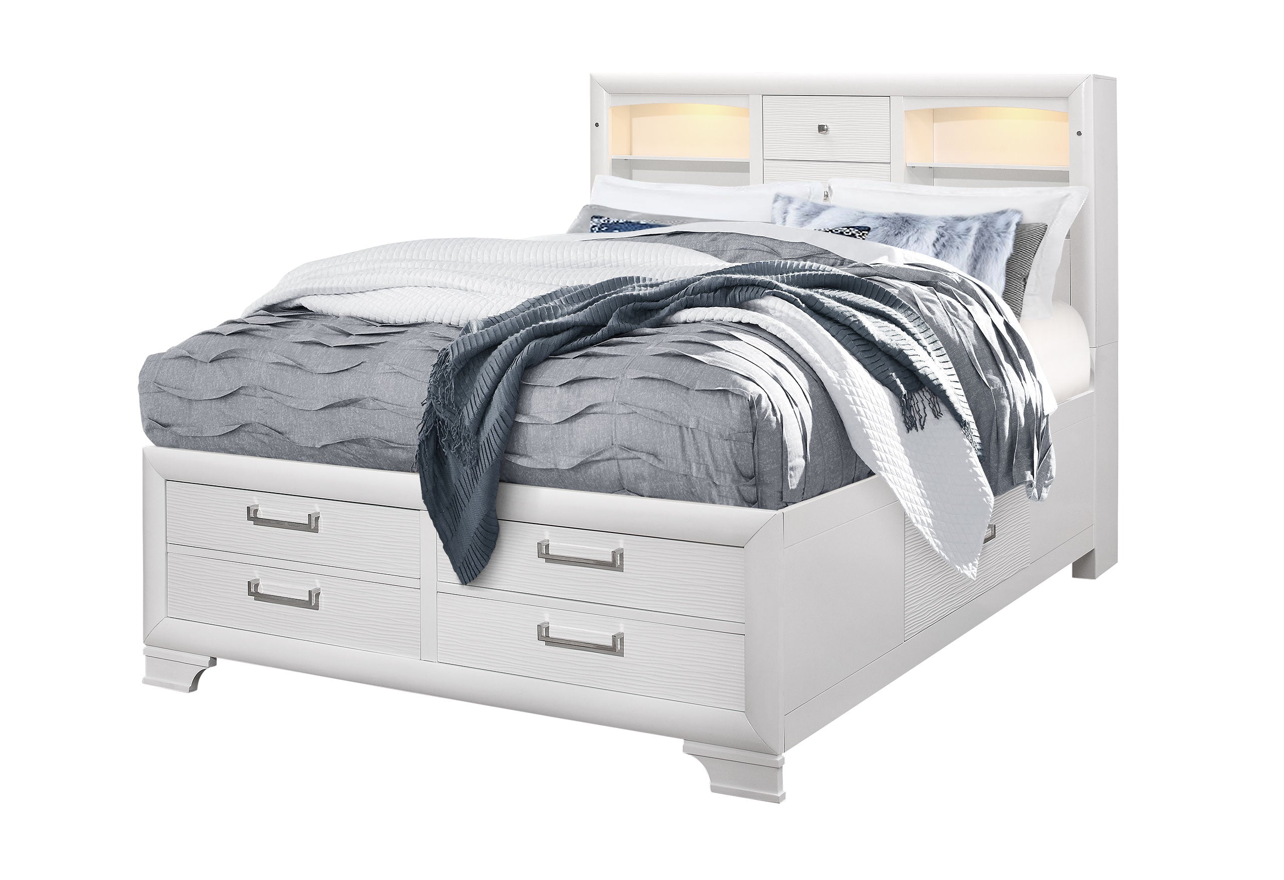 JORDYN WHITE KING BED GROUP