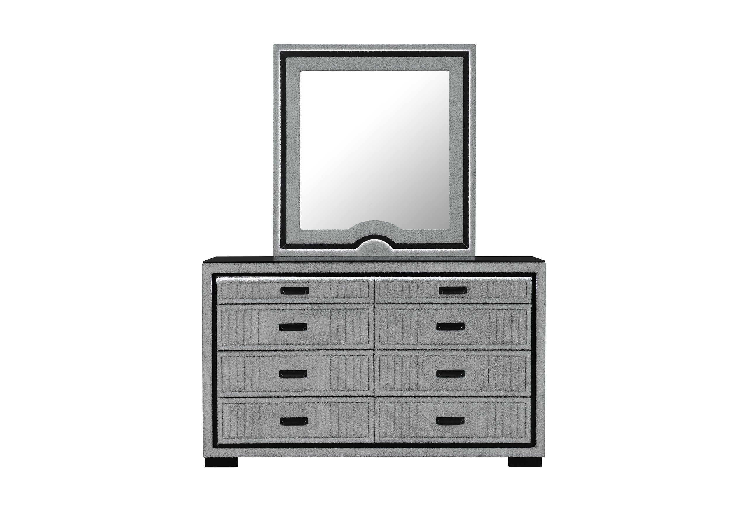 ISABELLA GREY DRESSER WITH LED